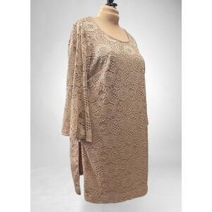 SIGNATURE BY Robbie Bee Lace Tunic/Dress 3x